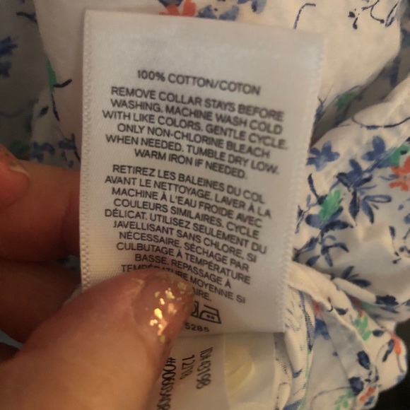 Express button down floral shirt athletic extra slim cut M 15 1/2 - Picture 6 of 10